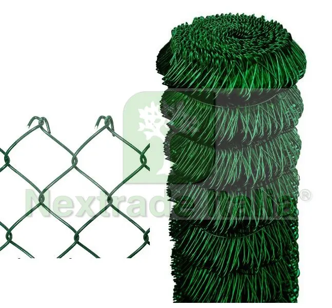 Rotolo Rete per recinzione Zincata Plastificata a maglia sciolta da 25mt filo mm 2,4 altezza CM 175 H maglia mm 50x50 — Reti e recinzioni — rif. FERX.RETI.48 — foto 2 Rotolo Rete per recinzione Zincata Plastificata a maglia sciolta da 25mt filo mm 2,4 altezza CM 175 H maglia mm 50x50 — Reti e recinzioni — rif. FERX.RETI.48 — foto 2