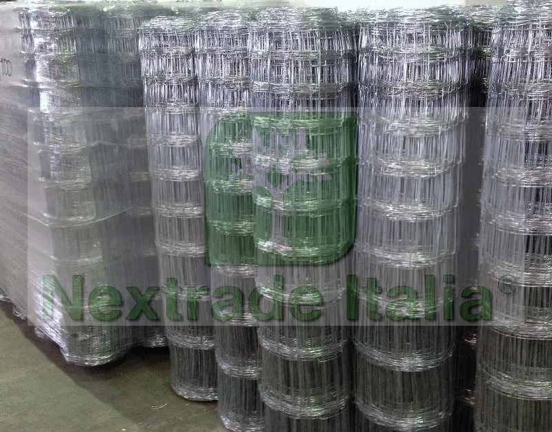 Rotolo Rete per Recinzione Zincata Pastorale a Maglia Annodata da 25MT Ø MM 1,9-2,5 Altezza CM 140 H Maglia MM 11X15 — Reti e recinzioni — rif. FERX.RETI.49 Rotolo Rete per Recinzione Zincata Pastorale a Maglia Annodata da 25MT Ø MM 1,9-2,5 Altezza CM 140 H Maglia MM 11X15 — Reti e recinzioni — rif. FERX.RETI.49