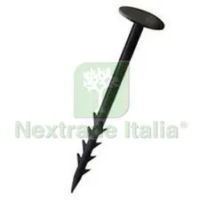 Picchetti/chiodi in plastica da 20cm Per il fissaggio dei teli pacciamatura nel terreno — Teli e teloni — rif. FERX.RETI.13