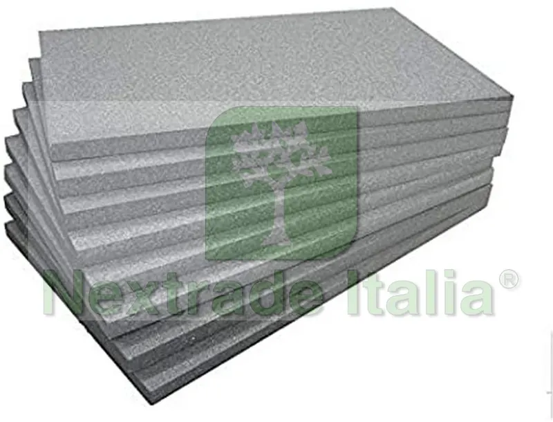 10PZ Pannello in Polistirolo per isolamento Termico, Acustico, Cappotto cm 100 x 50 x 3 di spessore. eps 100 Grafite MQ 0.5 Densità 20 Kg/Mc — Reti ornamentali e da giardino — rif. FERX.ZG.1 — foto 2 10PZ Pannello in Polistirolo per isolamento Termico, Acustico, Cappotto cm 100 x 50 x 3 di spessore. eps 100 Grafite MQ 0.5 Densità 20 Kg/Mc — Reti ornamentali e da giardino — rif. FERX.ZG.1 — foto 2