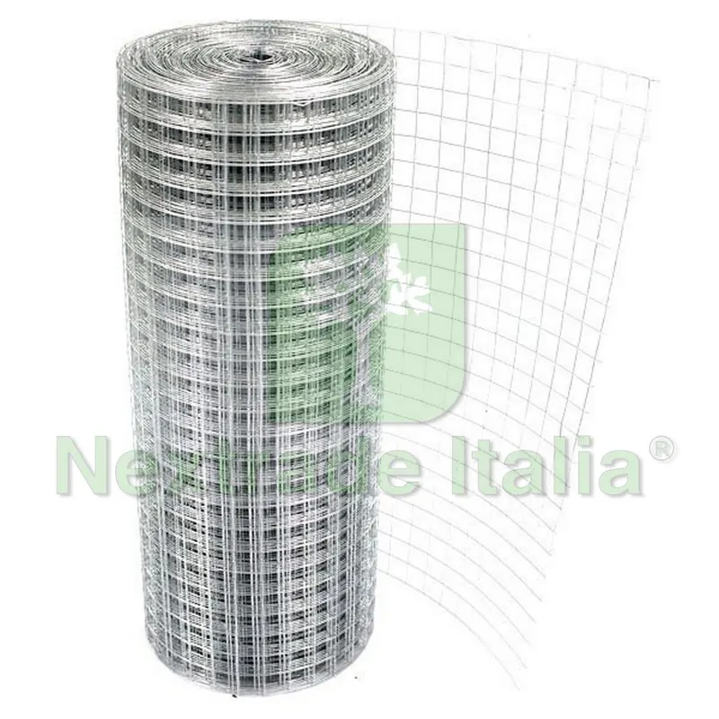 Rete per Recinzione Zincata | Altezza H 100 CM | Elettrosaldata 19X19 MM | Filo Ø 1,4 MM | Lughezza Rotolo da 25 MT | per Piccoli Animali | per Recinzione Grigio — Reti e recinzioni — rif. FERX.MI.102 — foto 2 Rete per Recinzione Zincata | Altezza H 100 CM | Elettrosaldata 19X19 MM | Filo Ø 1,4 MM | Lughezza Rotolo da 25 MT | per Piccoli Animali | per Recinzione Grigio — Reti e recinzioni — rif. FERX.MI.102 — foto 2