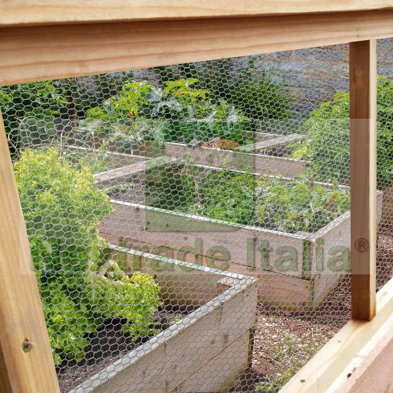 2RT 25 MT Rete per Polli | Altezza H 100 CM | Maglia Esagonale 25 MM | Filo Ø 0,8 MM | Zincata 25/3 Tripla Torsione per Pollame, Voliere, Conigliere, Galline — Reti e recinzioni — rif. FERX.MI.129 — foto 5