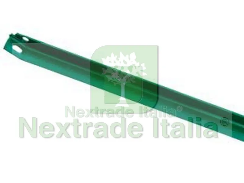 10PZ Saetta di sostegno a L H 150 CM 25x25x3 mm PLASTIFICATA per paletti in ferro a T da H 175 e 200 | recinzioni da GIARDINO — Reti e recinzioni — rif. FERX.MI.81 — foto 4
