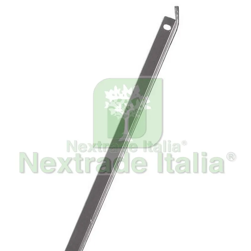10PZ Saetta di sostegno a L H 200 CM 25x25x3 mm ZINCATA per paletti in ferro a T da H 225 e 250 | recinzioni da GIARDINO — Reti e recinzioni — rif. FERX.MI.89 — foto 4