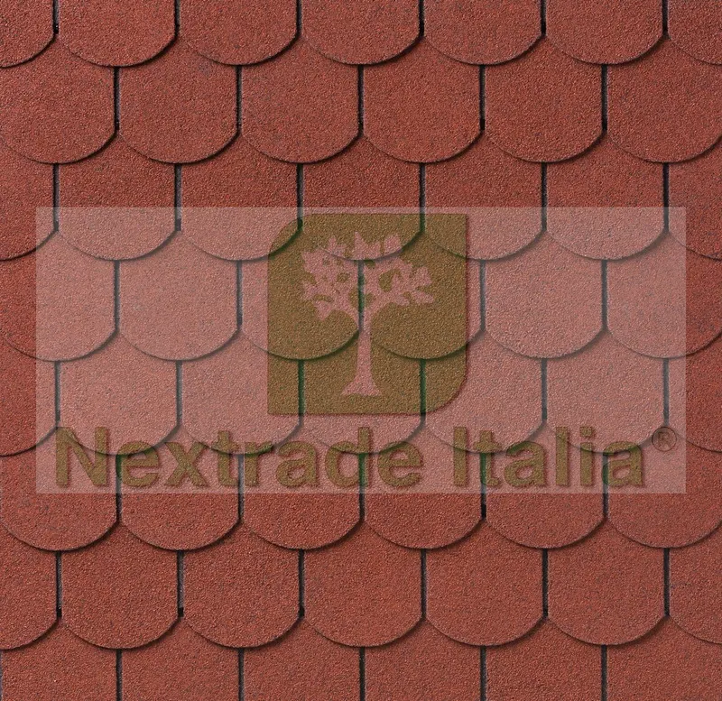2PZ Tegole Canadesi Rosse Bituminose Tetto e Gazebo 2,32 MQ Graniglia Basaltica Rossa, Resistenza UV, Copertura Leggera Pedonabile, Faldina Rotonda — Reti ornamentali e da giardino — rif. FERX.TEGOLA.1 — foto 3 2PZ Tegole Canadesi Rosse Bituminose Tetto e Gazebo 2,32 MQ Graniglia Basaltica Rossa, Resistenza UV, Copertura Leggera Pedonabile, Faldina Rotonda — Reti ornamentali e da giardino — rif. FERX.TEGOLA.1 — foto 3