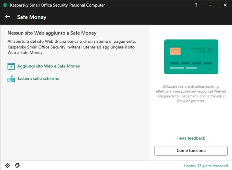 Kaspersky Small Office Security 2024 - PC / MAC / ANDROID/ IOS -15 UTENTI-2 — Software e licenze — rif. ksos152.1.CN — foto 4 Kaspersky Small Office Security 2024 - PC / MAC / ANDROID/ IOS -15 UTENTI-2 — Software e licenze — rif. ksos152.1.CN — foto 4