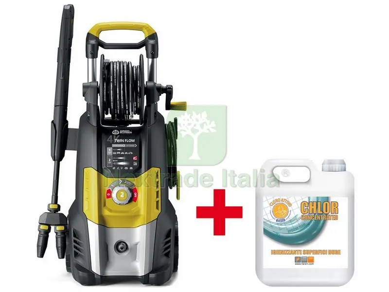 Idropulitrice Acqua Fredda 4K 150 BAR+Faren Detergente Chlor lt. 5 (omaggio — Smerigliatrici e seghe — rif. FERX.VIT52615 Idropulitrice Acqua Fredda 4K 150 BAR+Faren Detergente Chlor lt. 5 (omaggio — Smerigliatrici e seghe — rif. FERX.VIT52615