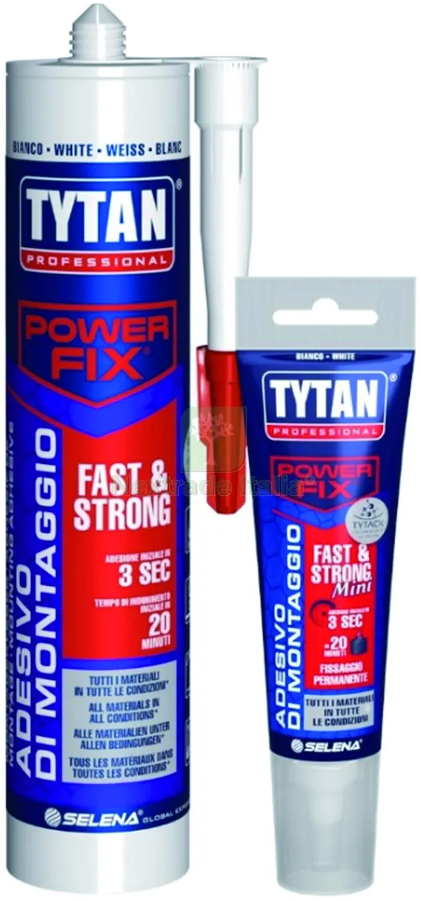Tytan 3 Adesivo Power FIX Fast AND Strong ml. 290+POWER FIX Fast AND Strong ml. 100 (omaggio) — Adesivi e sigillanti — rif. FERX.VIT57467
