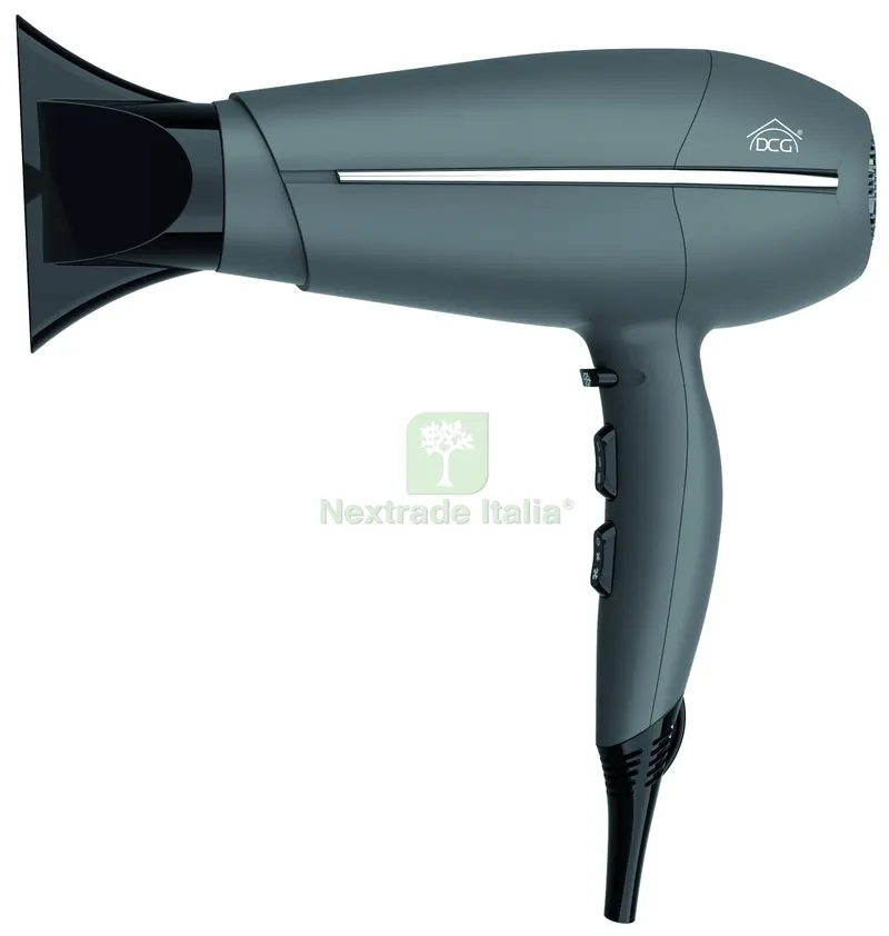 Dcg ASCIUGACAPELLI PROFESSIONALE 2.200 W Col. Grigio - 2 velocità, 3 temperature — Vernici e smalti — rif. FERX.VIT58989