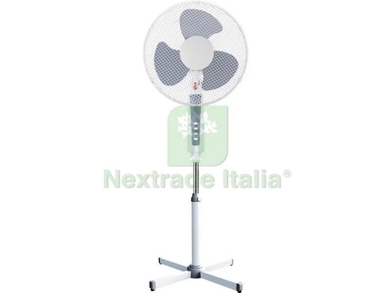 Ventilatore da Pavimento 45 W Ø cm. 40 — Pompe — rif. FERX.VIT52809 Ventilatore da Pavimento 45 W Ø cm. 40 — Pompe — rif. FERX.VIT52809