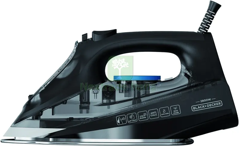 Black+Decker FERRO DA STIRO BXIR2805E 2.800 W - 360 ml. Piastra in ceramica — Casalinghi e organizzazione — rif. FERX.VIT59476 Black+Decker FERRO DA STIRO BXIR2805E 2.800 W - 360 ml. Piastra in ceramica — Casalinghi e organizzazione — rif. FERX.VIT59476