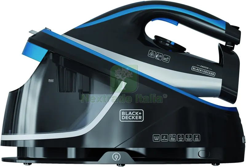 Black+Decker SISTEMA STIRANTE A CARICA CONTINUA BXSS2401E 2.400 W - 1,5 lt. Piastra in ceramica — Casalinghi e organizzazione — rif. FERX.VIT59472 Black+Decker SISTEMA STIRANTE A CARICA CONTINUA BXSS2401E 2.400 W - 1,5 lt. Piastra in ceramica — Casalinghi e organizzazione — rif. FERX.VIT59472