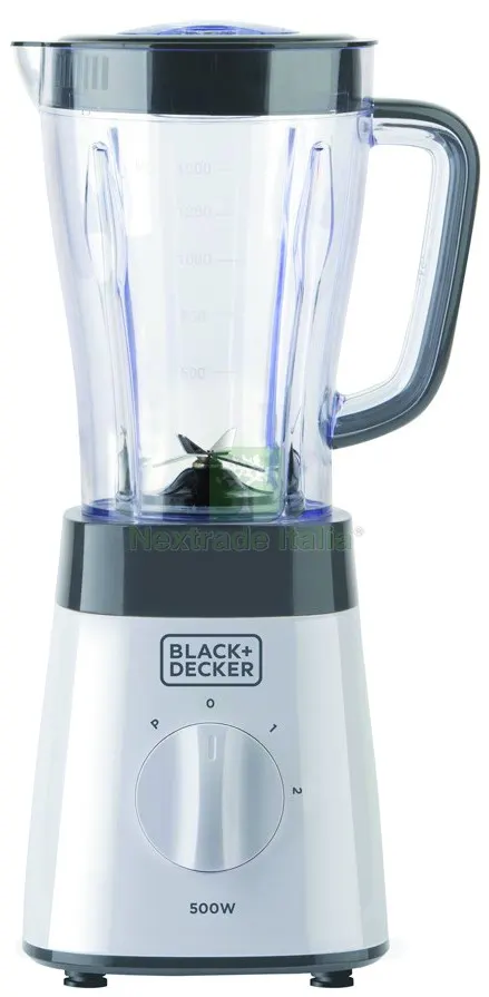 Black+Decker FRULLATORE BXJB500E 500 W con caraffa in plastica 1,5 lt. — Cristalleria e tavola — rif. FERX.VIT59454