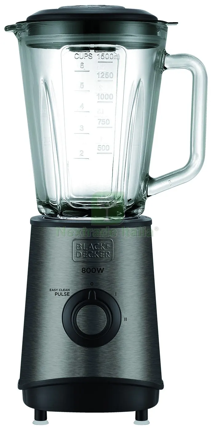 Black+Decker FRULLATORE BXJB800E 800 W con caraffa in vetro 1,5 lt. — Cristalleria e tavola — rif. FERX.VIT59453