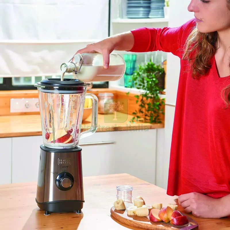 Black+Decker FRULLATORE BXJB800E 800 W con caraffa in vetro 1,5 lt. — Cristalleria e tavola — rif. FERX.VIT59453 — foto 2