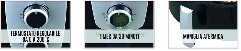 Dcg FRIGGITRICE AD ARIA 5,2 LT. 1.300 W — Casalinghi e organizzazione — rif. FERX.VIT60059 — foto 3