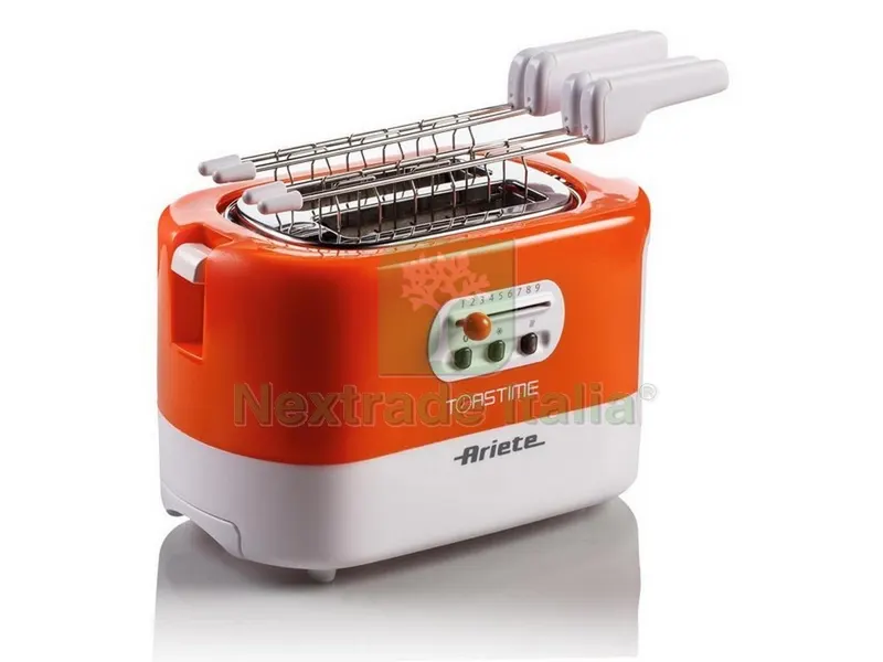 TOSTAPANE TOASTIME 700 W - col. Arancio — Casalinghi e organizzazione — rif. FERX.VIT47445 TOSTAPANE TOASTIME 700 W - col. Arancio — Casalinghi e organizzazione — rif. FERX.VIT47445
