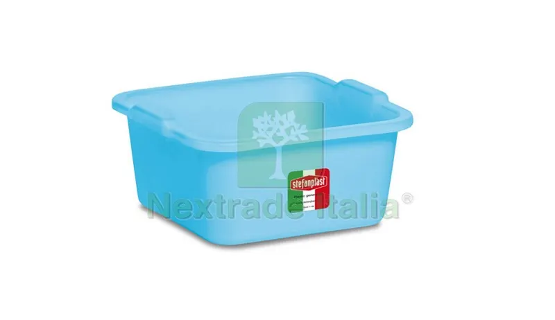Bacinella Quadra Azzurra lt. 7 - cm. 30x30x12,5 h — Casalinghi e organizzazione — rif. FERX.VIT31906 Bacinella Quadra Azzurra lt. 7 - cm. 30x30x12,5 h — Casalinghi e organizzazione — rif. FERX.VIT31906