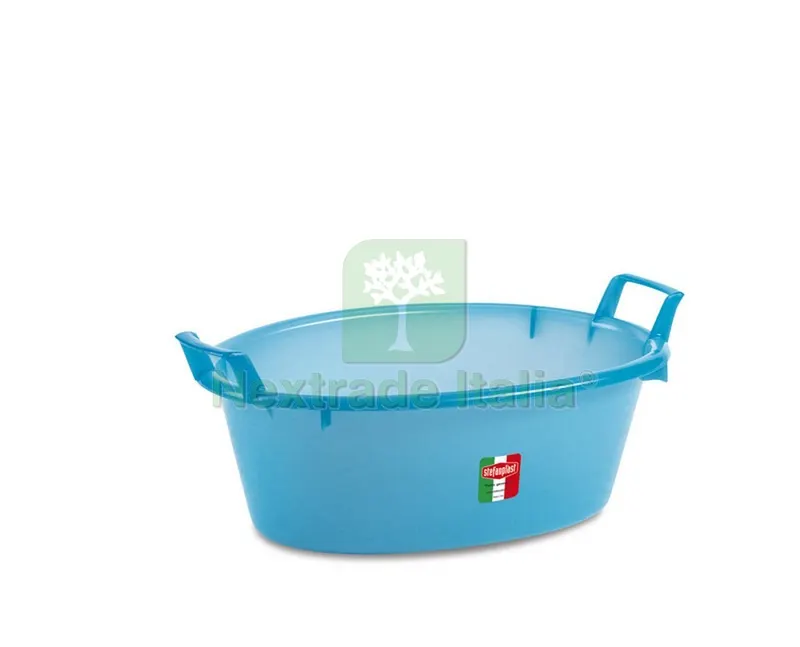 BACINELLA OVALE AZZURRA lt. 75 - Ø cm. 80x31 h — Casalinghi e organizzazione — rif. FERX.VIT31895 BACINELLA OVALE AZZURRA lt. 75 - Ø cm. 80x31 h — Casalinghi e organizzazione — rif. FERX.VIT31895