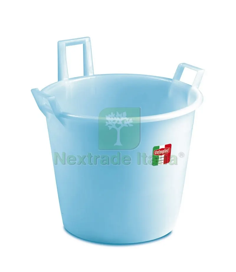 Mastellotto a 3 Manici Azzurro lt.125 - Ø cm. 70x51 h — Casalinghi e organizzazione — rif. FERX.VIT31732 Mastellotto a 3 Manici Azzurro lt.125 - Ø cm. 70x51 h — Casalinghi e organizzazione — rif. FERX.VIT31732