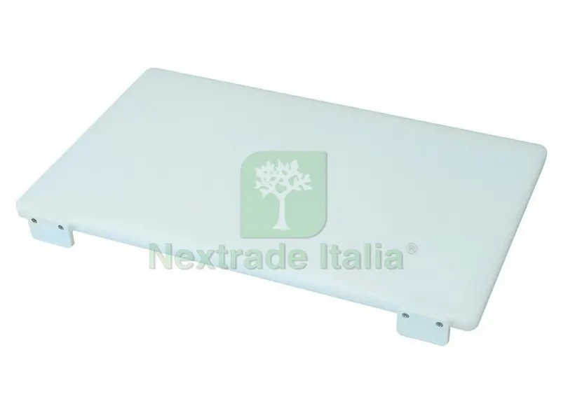 TAGLIERE CON FERMI BIANCO IN POLIETILENE cm. 60x40x2,5 — Teli e film di protezione — rif. FERX.VIT32093 TAGLIERE CON FERMI BIANCO IN POLIETILENE cm. 60x40x2,5 — Teli e film di protezione — rif. FERX.VIT32093