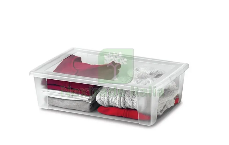 CONTENITORE MULTIUSO Lt.30 - cm. 59x39x17 h col. Trasparente — Casalinghi e organizzazione — rif. FERX.VIT31757