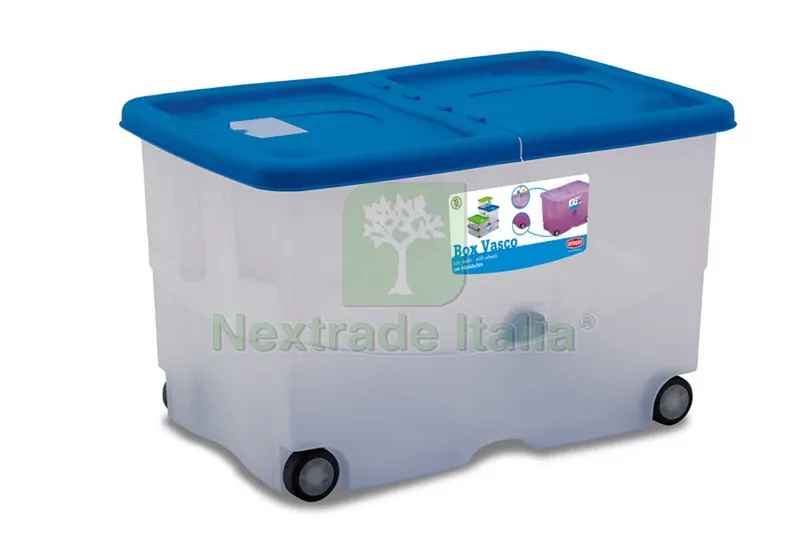 CONTENITORE MULTIUSO VASCO lt. 57 - cm. 60x40x36 h — Casalinghi e organizzazione — rif. FERX.VIT31734 CONTENITORE MULTIUSO VASCO lt. 57 - cm. 60x40x36 h — Casalinghi e organizzazione — rif. FERX.VIT31734