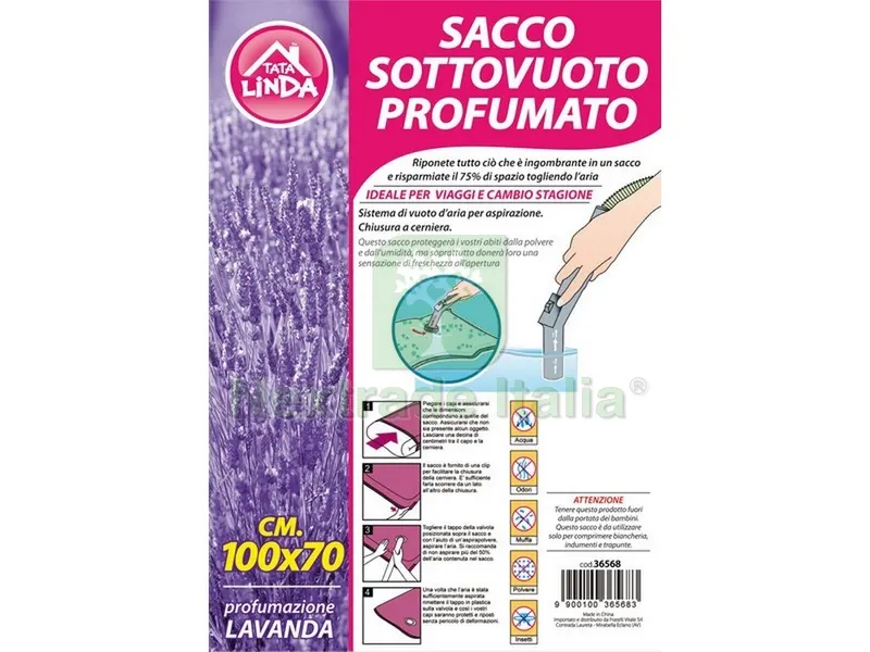 12PZ SACCHETTO SOTTOVUOTO MULTIUSO cm.100x70 — Casalinghi e organizzazione — rif. FERX.VIT36568 12PZ SACCHETTO SOTTOVUOTO MULTIUSO cm.100x70 — Casalinghi e organizzazione — rif. FERX.VIT36568