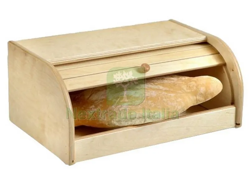 Portapane in Legno Chiaro cm. 39x25x17 h — Casalinghi e organizzazione — rif. FERX.VIT38342 Portapane in Legno Chiaro cm. 39x25x17 h — Casalinghi e organizzazione — rif. FERX.VIT38342