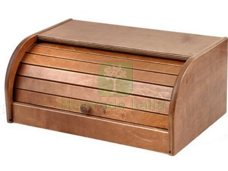 Portapane in Legno Scuro cm. 39X25x17 h — Casalinghi e organizzazione — rif. FERX.VIT38300 Portapane in Legno Scuro cm. 39X25x17 h — Casalinghi e organizzazione — rif. FERX.VIT38300