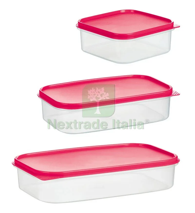 SET 3 CONTENITORI FREEZER RETTANGOLARI — Casalinghi e organizzazione — rif. FERX.VIT33638 SET 3 CONTENITORI FREEZER RETTANGOLARI — Casalinghi e organizzazione — rif. FERX.VIT33638