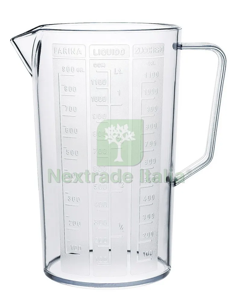 CARAFFA GRADUATA FLORIDA Ø cm. 12x19 h - lt. 1,5 — Cristalleria e tavola — rif. FERX.VIT33637