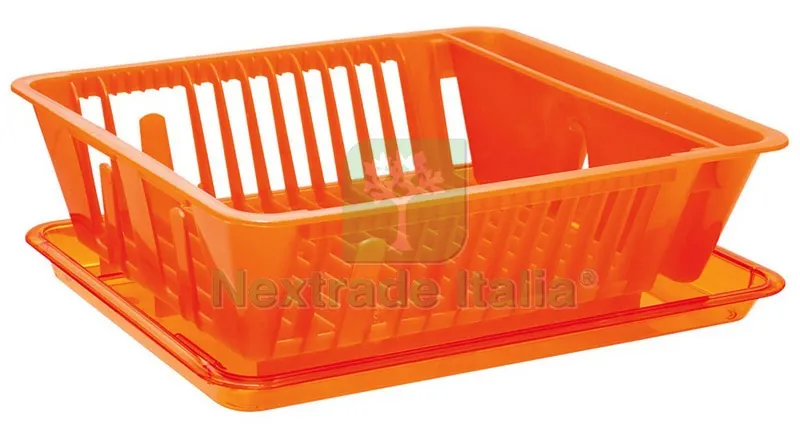 SCOLAPIATTI CON VASSOIO SALVAGOCCE cm. 37x33x12 h — Casalinghi e organizzazione — rif. FERX.VIT33588 SCOLAPIATTI CON VASSOIO SALVAGOCCE cm. 37x33x12 h — Casalinghi e organizzazione — rif. FERX.VIT33588