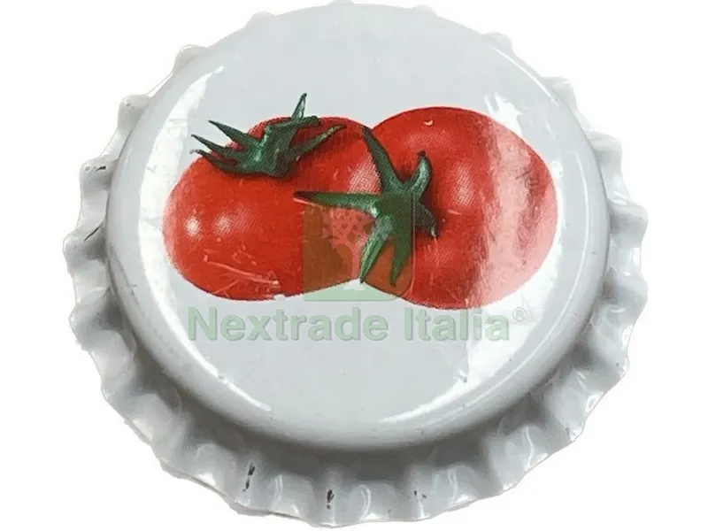 TAPPO A CORONA CON MASTICE POMODORO Ø mm. 26 PZ.100 — Adesivi e sigillanti — rif. FERX.VIT53302
