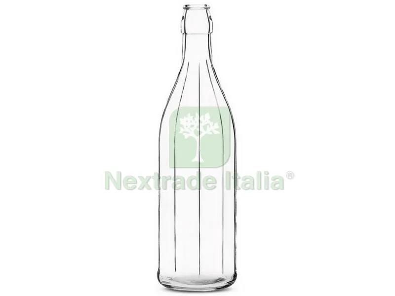24PZ Bottiglia Vetro Costolata ml. 500 — Casalinghi e organizzazione — rif. FERX.VIT57397