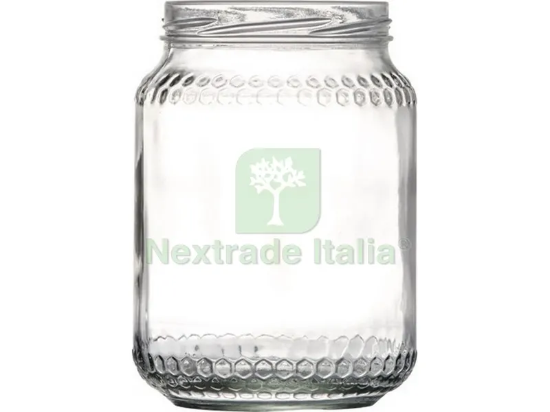 20PZ VASO VETRO PER ALIMENTI MIELE Imboccatura Ø mm. 70 cc. 390 — Vasi e fioriere — rif. FERX.VIT52576 20PZ VASO VETRO PER ALIMENTI MIELE Imboccatura Ø mm. 70 cc. 390 — Vasi e fioriere — rif. FERX.VIT52576