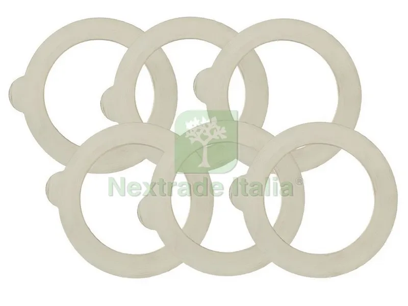 GUARNIZIONE PER BARATTOLI FIDO 6 PZ. Ø mm. 90 — Guarnizioni e tenute — rif. FERX.VIT43793