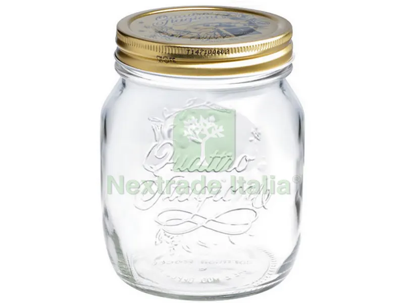 24PZ BARATTOLO QUATTRO STAGIONI Con capsula Ø cm. 8,6x9,5 h cl. 25 — Accessori bagno — rif. FERX.VIT38468