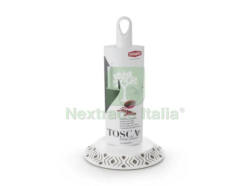 PORTAROTOLO DA CUCINA TOSCA bianco/tortora chiaro — Accessori bagno — rif. FERX.VIT47774 PORTAROTOLO DA CUCINA TOSCA bianco/tortora chiaro — Accessori bagno — rif. FERX.VIT47774