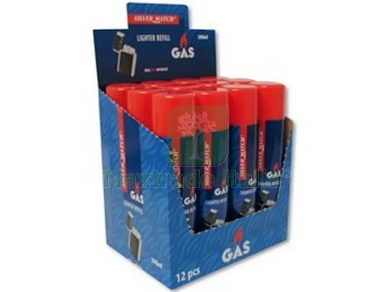 12PZ Ricarica GAS per Accendini ED Accendigas 300 ml — Tempo libero outdoor — rif. FERX.VIT52907 — foto 2