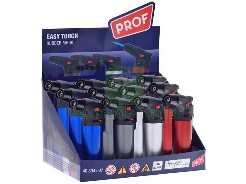 12PZ Accendino Rubber Metal Fiamma Blu Col. Metallici assortiti — Tempo libero outdoor — rif. FERX.VIT53802 — foto 3 12PZ Accendino Rubber Metal Fiamma Blu Col. Metallici assortiti — Tempo libero outdoor — rif. FERX.VIT53802 — foto 3