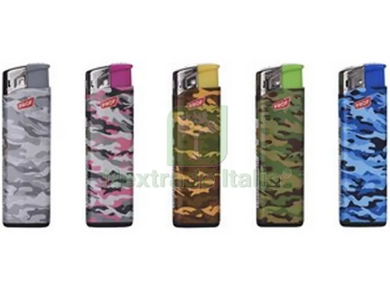 50PZ Accendino Elettronico Camouflage Fantasie assortite — Tempo libero outdoor — rif. FERX.VIT52913 — foto 2 50PZ Accendino Elettronico Camouflage Fantasie assortite — Tempo libero outdoor — rif. FERX.VIT52913 — foto 2