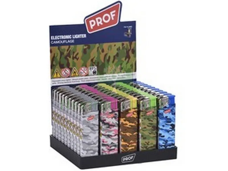 50PZ Accendino Elettronico Camouflage Fantasie assortite — Tempo libero outdoor — rif. FERX.VIT52913 — foto 3 50PZ Accendino Elettronico Camouflage Fantasie assortite — Tempo libero outdoor — rif. FERX.VIT52913 — foto 3