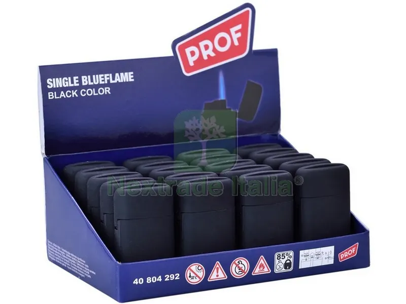 20PZ Accendino Fiamma Blu Black Jetflame col. Nero — Tempo libero outdoor — rif. FERX.VIT52903 — foto 3