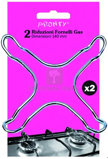12CF SET RIDUTTORI PER FORNELLI 2 PEZZI cm. 14 — Casalinghi e organizzazione — rif. FERX.VIT57354 — foto 2 12CF SET RIDUTTORI PER FORNELLI 2 PEZZI cm. 14 — Casalinghi e organizzazione — rif. FERX.VIT57354 — foto 2