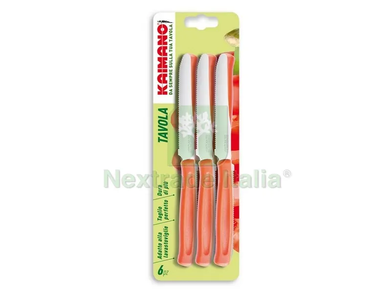 SET COLTELLI DA TAVOLA DINAMIK 6 PEZZI col. Legno — Cucina e coltelleria — rif. FERX.VIT23554