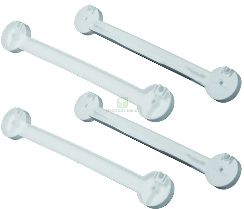 CRUCCIA LATERALE PER SCOLAPIATTI PLASTIFICATI pz. 4 — Casalinghi e organizzazione — rif. FERX.VIT57439 CRUCCIA LATERALE PER SCOLAPIATTI PLASTIFICATI pz. 4 — Casalinghi e organizzazione — rif. FERX.VIT57439