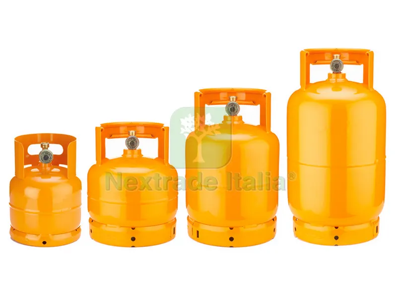 BOMBOLA PER GAS VUOTA CON RUBINETTO kg. 2 (lt. 4,8) — Rubinetti e valvole — rif. FERX.VIT37774