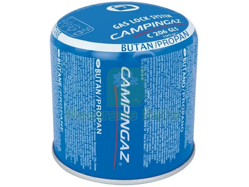 36PZ Cartuccia GAS Forabile 'C206 GLS' gr. 190 (ml. 360) — Gas tecnici — rif. FERX.VIT52841 36PZ Cartuccia GAS Forabile 'C206 GLS' gr. 190 (ml. 360) — Gas tecnici — rif. FERX.VIT52841