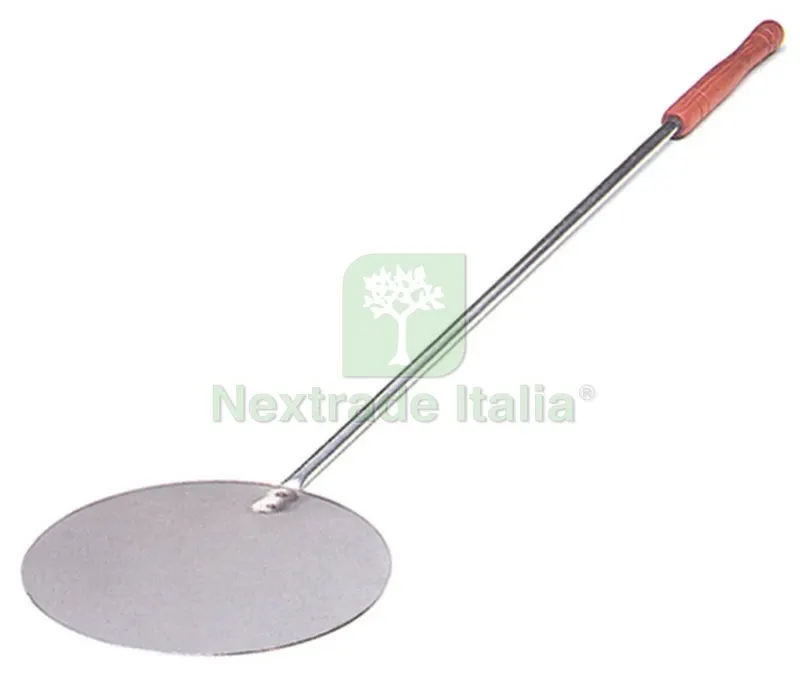 Pala per Pizza Inox Tonda con Manico Ø cm. 24 - cm. 140 — Casalinghi e organizzazione — rif. FERX.VIT25567 Pala per Pizza Inox Tonda con Manico Ø cm. 24 - cm. 140 — Casalinghi e organizzazione — rif. FERX.VIT25567